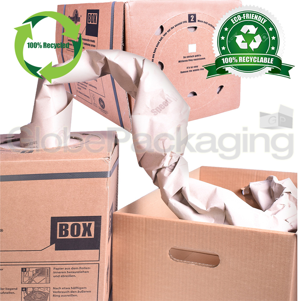 3 x ECO-FRIENDLY SPEEDMAN BOX PAPER VOID FILL LOOSE FILL DISPENSER SYSTEMS 